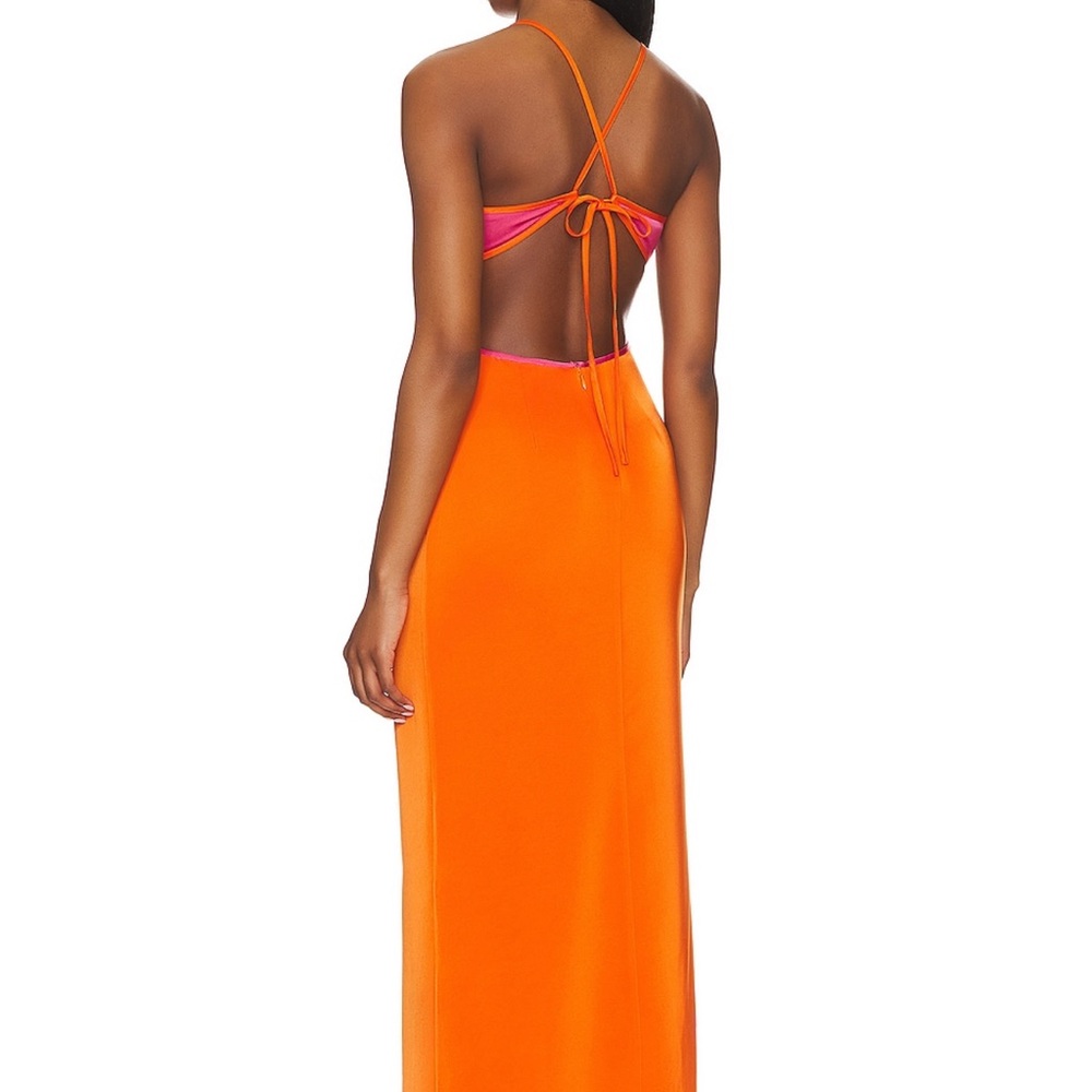 Lovers + Friends Pink and Orange Maxi Dress - Picture 2 of 4